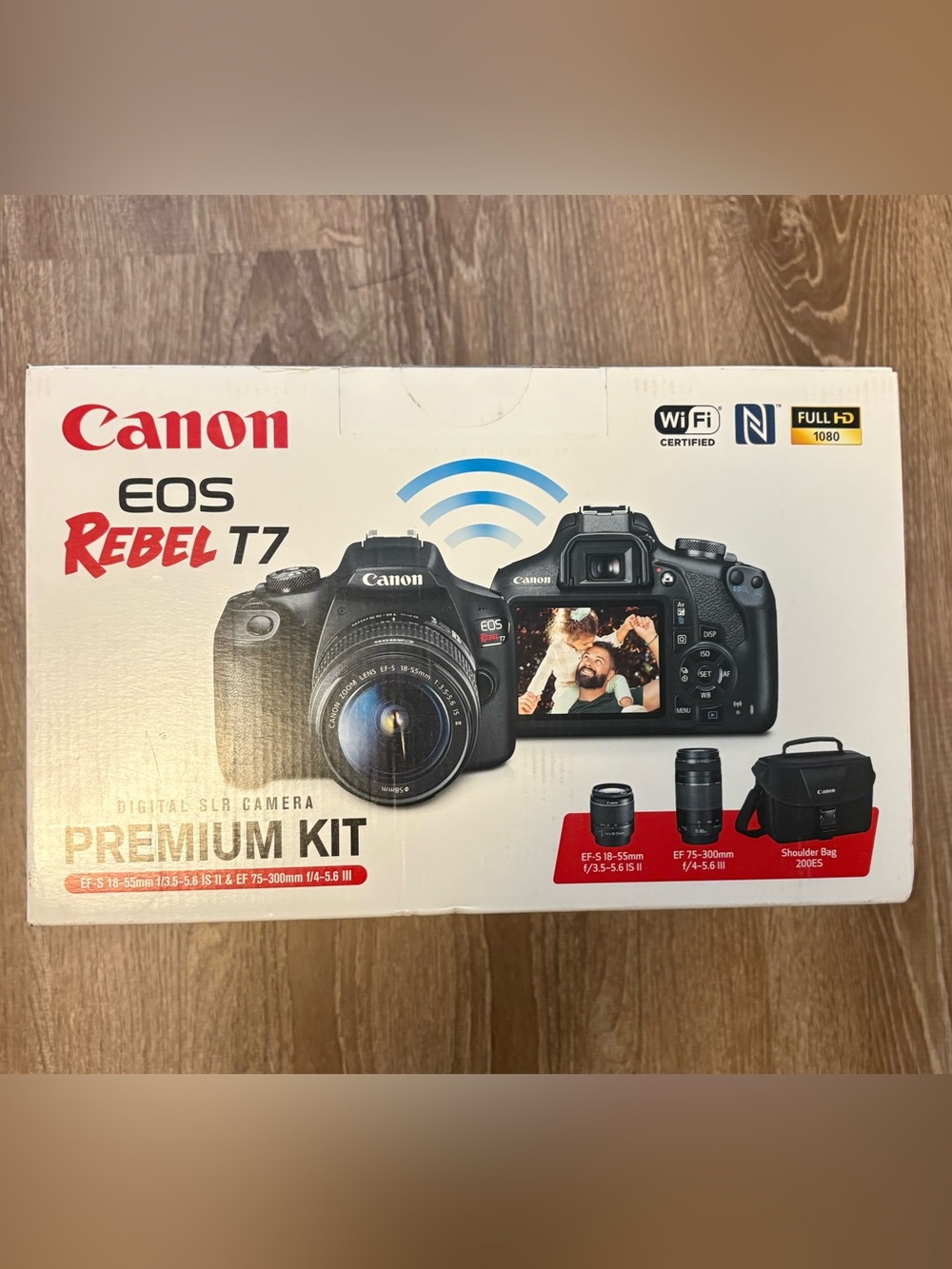 Canon EOS Rebel T7 DSLR Camera Kit - Black